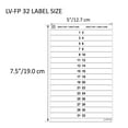 thumbnail image 2 of LV Replacement for Federal Pioneer Stablok Electrical Circuit Breaker Fuse Panel Directory Labels Stickers (32 Circuits 2 Pcs), 2 of 4