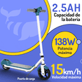thumbnail image 2 of Scooter eléctrico infantil Honey Whale E2 Verde, 2 of 8