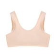 thumbnail image 3 of Teen Girls' Everyday Bra 10-15 Teen Student Girls Thin Cotton Breathable Bra Wire Free Push Up Running Bra Solid, 3 of 5