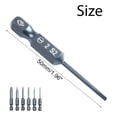 thumbnail image 4 of 6Pcs Magnetic Slotted Screwdriver Bit 2-6mm Head 50mm Alloy Steel Flat Head SL2/SL2.5/SL3/SL4/SL5/SL6 for Electric Driver Drill, 4 of 7
