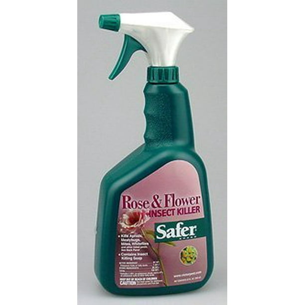 Safer Rose & Flower Insect Killer Multiple Insects Spray 32 Oz