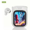 thumbnail image 4 of Open In-Ear AI Translation Wireless Earbuds - HTC NE20 Bluetooth 6.0, 130+ Language Translator, IPX5 Sweatproof for Running/Business, With LED Touch Screen, Beige white, 4 of 11
