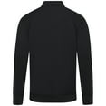 thumbnail image 3 of Men's Levelwear  Black Atlanta Braves Upright Insignia Tri-Blend Quarter-Zip Pullover, 3 of 3