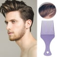 thumbnail image 4 of Hearth & Gear Wheat Straw Fork Comb Oil Hair Comb Hair Salon Styling Hair Fork Comb Big Back Hair Airplane Head Plug Comb Hair Salon Styling Comb Braid compatible with Machine Split End for 4c Hair, 4 of 4