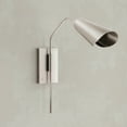 thumbnail image 4 of Cornett Collection One-Light Brushed Nickel Contemporary Wall Sconce, 4 of 5