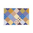 thumbnail image 4 of DouZhe Set de 4 Placemats Polyester, Motif de Collage de Style Ethnique Marocain Résistant à la Chaleur Place Mats pour Table à Manger, 12 x 18 Po, 4 of 6