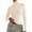 Khaki, variant on Olyvenn Women's Turtleneck Shirt Double Lined Long Sleeve Mock Neck Tops for Women Basic Tight T Shirts Tee Spring Fashion Slim Fit Soft Thermal Underwear Tops White 10