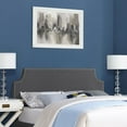 thumbnail image 4 of Modway Laura King Upholstered Polyester Fabric Headboard in Gray, 4 of 4