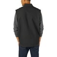 thumbnail image 2 of Dickies Men's Big & Tall Relaxed Fit Sherpa Lined Duck Vest, Rinsed Black v1, 3X-Large, 2 of 2