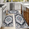 thumbnail image 6 of Kitchen Rugs Sets of 3 Non Slip Washable Kitchen Mats for Floor, Waterproof Kitchen Runner Rug, Floor Mat Carpet for Entryway, Laundry, Sink, Hallway, Bathroom, 6 of 12