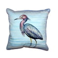thumbnail image 3 of Betsy Drake SN492 12 x 12 in. Dicks Little Blue Heron Small Indoor & Outdoor Pillow, 3 of 3
