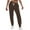 Brown, variant on Fartey Women's Baggy Sweatpants with Pockets Loose Fit Y2k Solid Color Joggers Pants Athletic Lounge Drawstring High Waist Cinch Bottom Sweatpant Brown S