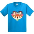 thumbnail image 3 of Inktastic Fox Lover Heart Cute for Girls Youth T-Shirt, 3 of 5