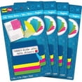 thumbnail image 2 of Redi-Tag Tabbed Divider Notes - 4" x 4" - Square - Unruled - Assorted - Tab, Self-stick - 4 / Box | Bundle of 5, 2 of 2