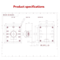 thumbnail image 2 of USB Camera Module 720P 30 Frames Industrial Camera Face Recognition Image Acquisition Driver-Free Cam for Android Linux, 2 of 8