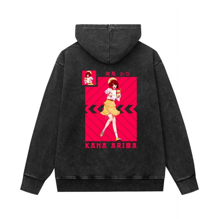 THNCLZX Oshi no Ko Full-Zip Hoodies Anime Merch Casual Full
