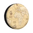 thumbnail image 1 of Fotbe World Map Funda de Llanta de Repuesto con Estampado, Engrosada, Ajuste Universal para Jeep, Remolque, RV, SUV, Camión-16 inch, 1 of 6