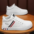 thumbnail image 3 of Zapatillas de deporte originales para hombre, zapatos de Skateboarding de cuero de alta calidad a la moda para hombre, zapatos deportivos informales transpirables, tenis masculinos, 3 of 5