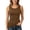 Coffee, variant on Tank Tops for Women Crew Neck Sleeveless Fitted Basic Tops Summer Cute Tank Tops