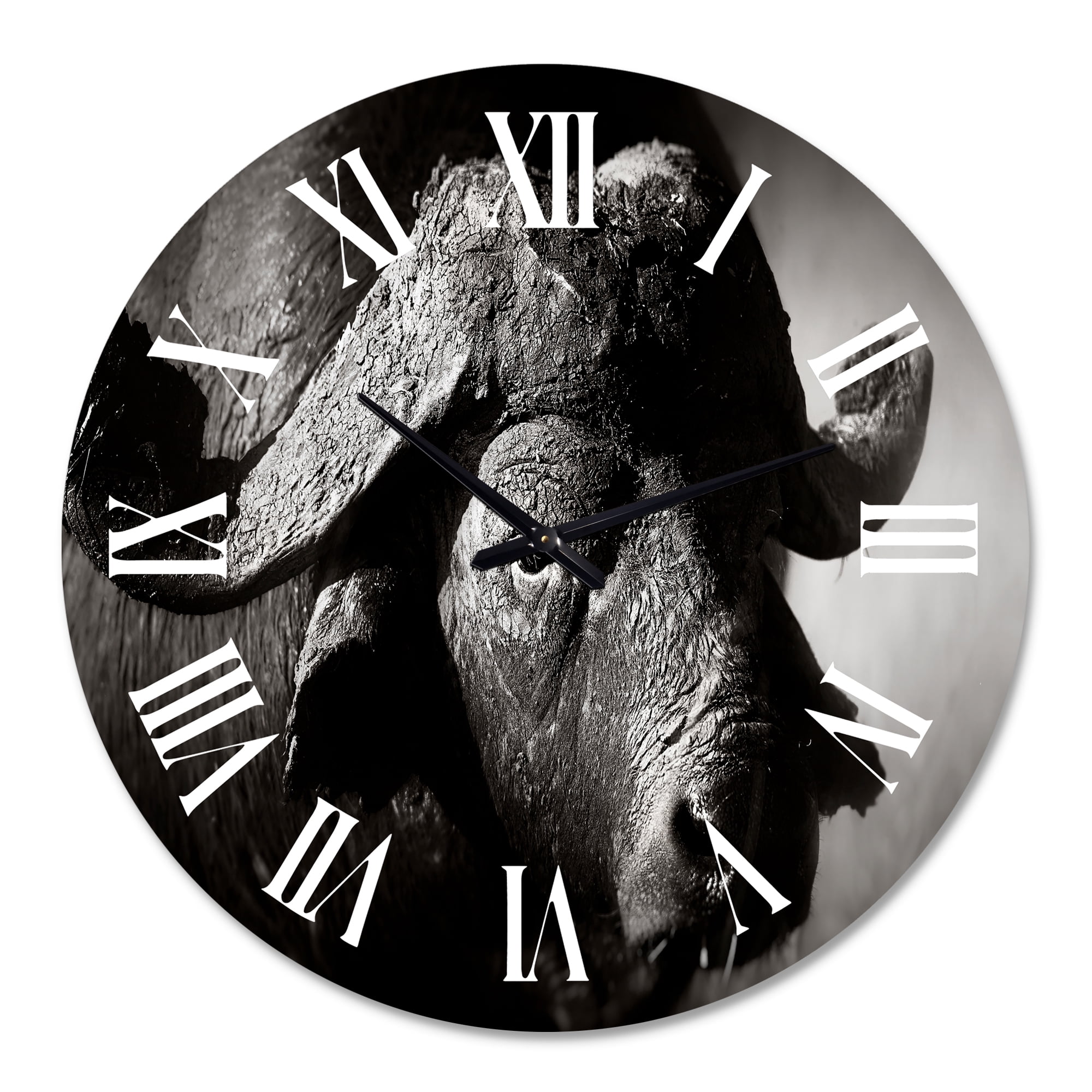 Designart 1 in Farmhouse Wall Clock