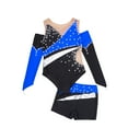 thumbnail image 6 of inhzoy Girls Gymnastics Leotards with Shorts Dance Outfit, 6 of 7
