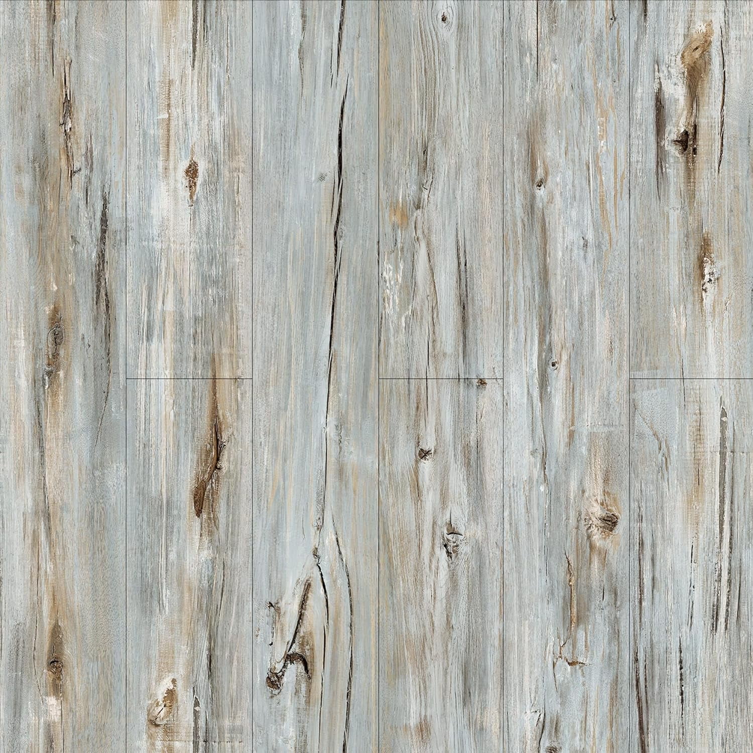Waterproof Peel and Stick Floor Tile, 36 Pack 54 Sq.Ft（NO Sticky Residue Left） Wood Plank Vinyl Tile Stickers, Self-Adhesive DIY Flooring Tiles for Bathroom, Living Room,Kitchen（36" x 6"，Dustgray）