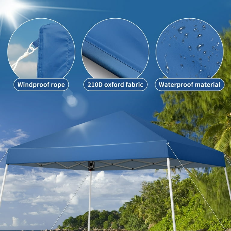 Zimtown 6.5'x6.5' Easy Outdoor Shade, Portable Instant Pop