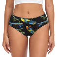 thumbnail image 1 of Fotbe Colorful Skateboard Calzones Estampados para Mujer – Ropa Interior de Algodón, Cómoda, Suave y Elástica-Small, 1 of 6