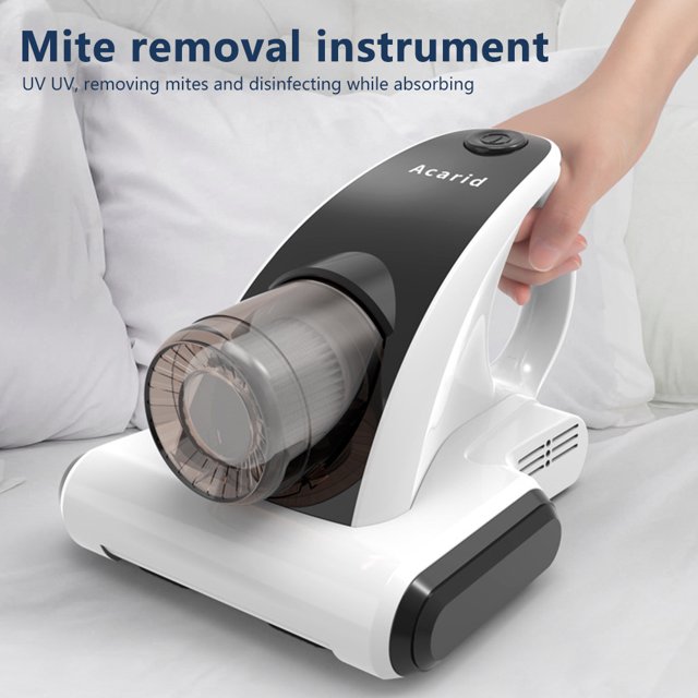 Limpiador de eliminación de ácaros de mano Aspirador de colchón con luz ultravioleta con carga USB 120W