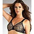 thumbnail image 3 of Olga Womens Sheer Leaves Minimizer Bra Style-35519, 3 of 6