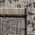 thumbnail image 5 of SAFAVIEH Courtyard Kebo Medallion Indoor/Outdoor Runner Rug, Black/Grey, 2'3" x 8', 5 of 9