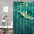 thumbnail image 2 of Orinice Shark Water Lantern Bathroom Decor Set, Multi Size Colorful Luxurious Graphic Print Polyester Fabric Fashion Shower Curtain with Hooks, 100% Polyester Chic Modern Bathroom Decor, 2 of 7