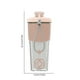 thumbnail image 3 of pstuiky Botella mezcladora de proteínas 24 botellas con bola mezcladora botella mezcladora de proteínas vaso portátil para bebida de proteína de suero antes del ejercicio., 3 of 7
