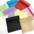 thumbnail image 2 of Sobres de papel Kraft de 100 piezas sobres en blanco Tarjetas de invitación envolventes sobres de efectivo, 2 of 6