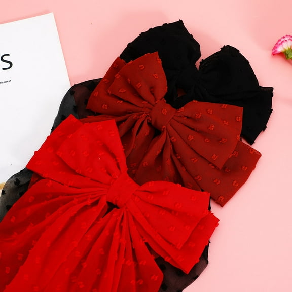 Masteelf 8 Pcs Hair Ribbons for Women Satin Large Bow Girl