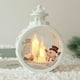 thumbnail image 2 of Decoraciones navideñas, velas LED, luces colgantes navideñas redondas, adornos de ventana vintage portátiles, 2 of 5