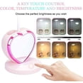 thumbnail image 2 of Lámpara de escritorio LED para niñas, lámpara de mesa agradable a la vista con portalápices, puerto USB recargable, 2 temperaturas de color para estudiantes adolescentes, blanco, 2 of 5
