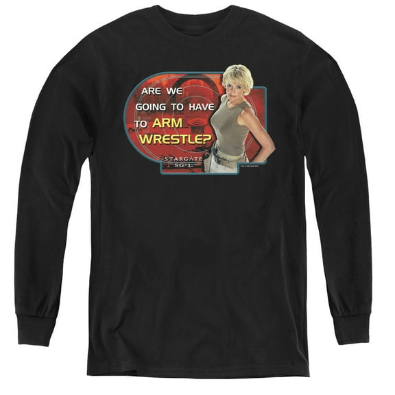 Sg1 - Arm Wrestle - Youth Long Sleeve Shirt - X-Large