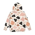 thumbnail image 6 of Qingpeng Boys Girls Cow Print Hoodie Long Sleeve Pullover Sweatshirt with Kangaroo Pocket for Winter, 6 of 6