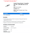 thumbnail image 2 of Variable Timing Solenoid - Compatible with 1999 - 2003 BMW 540i 4.4L V8 GAS 2000 2001 2002, 2 of 2
