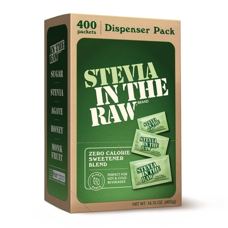Stevia in The Raw Zero Calorie Sweetener, Sugar Substitute Packets, Vegan, 14.10 oz, 400 Count