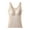 Beige L, variant on Women Bottoming Vest with Chest Pads Seamless Sleeveless Thick German Velvet Thermal Base Layer Keep Warm Stretchy V Neck Lace Camisole Winter Basic Top