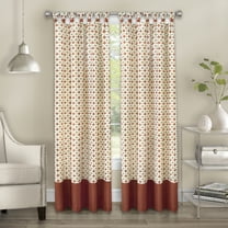 Achim Callie Cuff Tab Top Window Curtain Panel - 52x63 - Spice/Tan