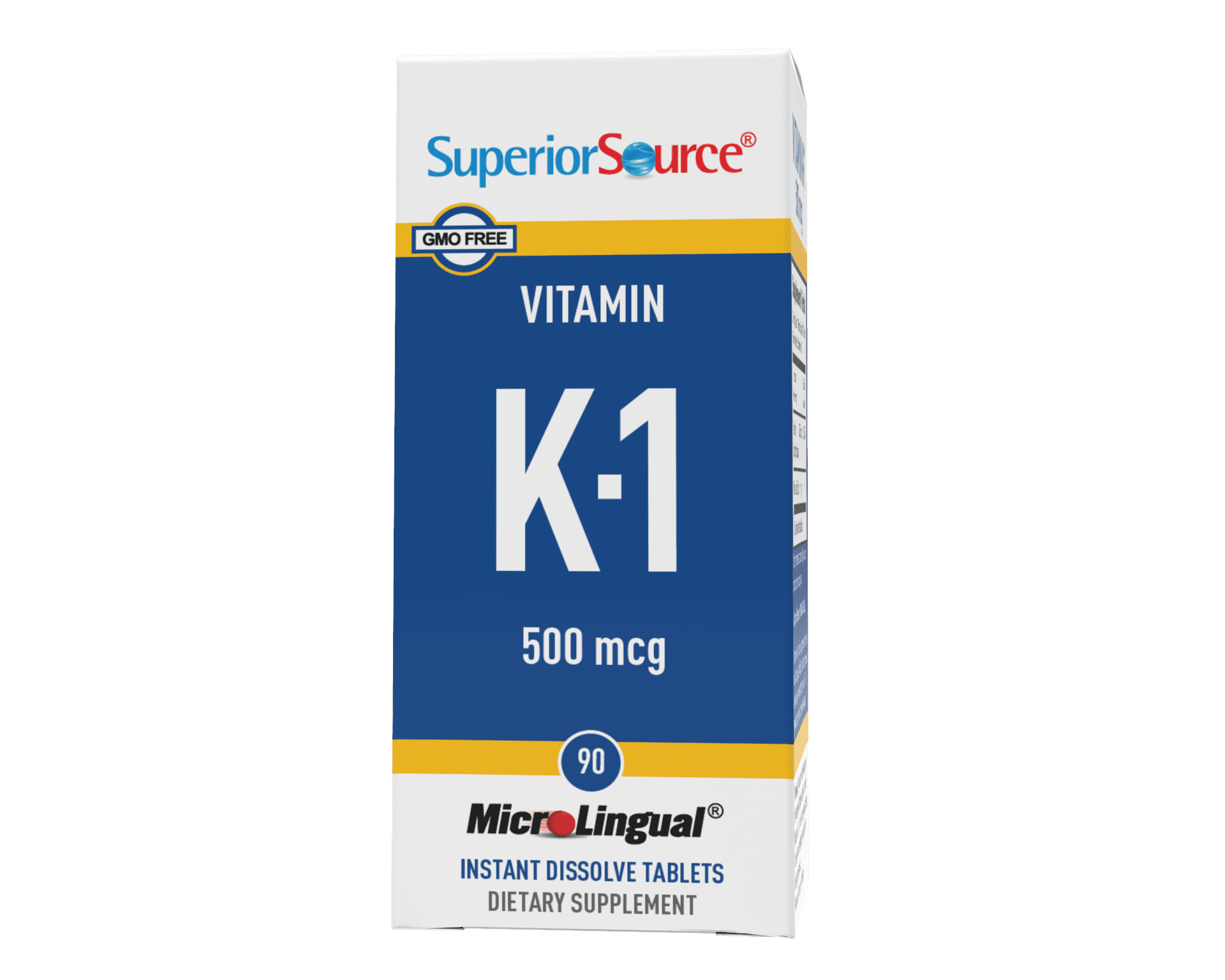 Superior Source Vitamin K1 (Phytonadione), 500 mcg, Quick Dissolve