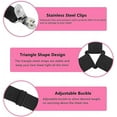 thumbnail image 5 of Bed Sheet Fasteners, Triangle Sheet Straps Mattress Clips, 3 Way Fitted Bed Corner Holder Sheet Suspenders Grippers For Bedding Sheets, Mattress Cover, 5 of 5
