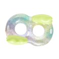 thumbnail image 3 of Anillo de natación inflable de 2 asientos Shamjiam arcoíris Estilo C, 3 of 8