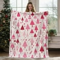 thumbnail image 2 of Christmas Throw Blanket, Super Soft Flannel Blanket, Comfortable and Warm Bed Blanket with Various Christmas-Themed Patterns for Christmas Sofa Bed Decoration, 2 of 6