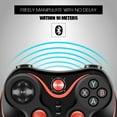 thumbnail image 2 of TOPINCN Manette de Jeu pour android, Contrôleur de Jeu bluetooth, T3 - Contrôleur de Jeu Sans Fil bluetooth Manette Joystick pour iOS android Téléphone Cellulaire Tablette Boîtier TV, 2 of 8
