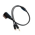 thumbnail image 2 of Sidaley Cable de Audio para coche, interfaz Micro USB DC3.5mm, adaptador para camión, accesorios de cableado de carga de teléfono móvil Vehículos, repuestos y accesorios Mis, 2 of 6