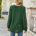 thumbnail image 3 of Blusa de manga larga con cuello redondo, blusa con estampado de leopardo para mujer, blusas largas con estampado de leopardo, blusas casuales de manga larga para mujer, tecnología avanzada, 3 of 7